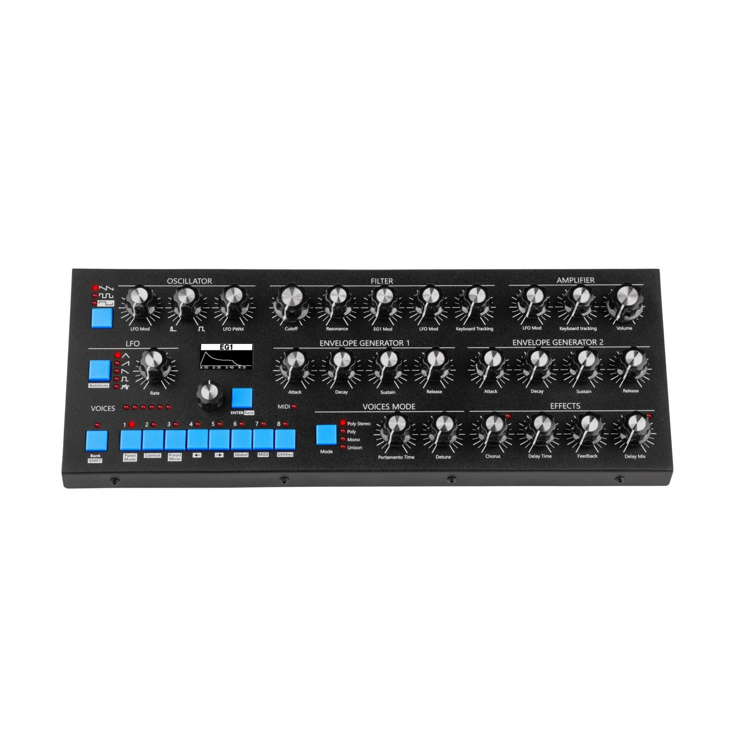 Bree6 Analog Polyphonic Synthetizer (Black) — GS Music